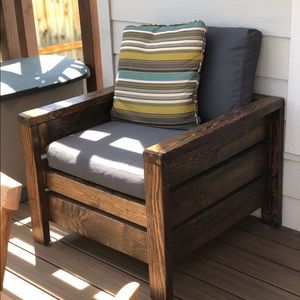 2x 20” square (20x20”) outdoor fabric pillowcases